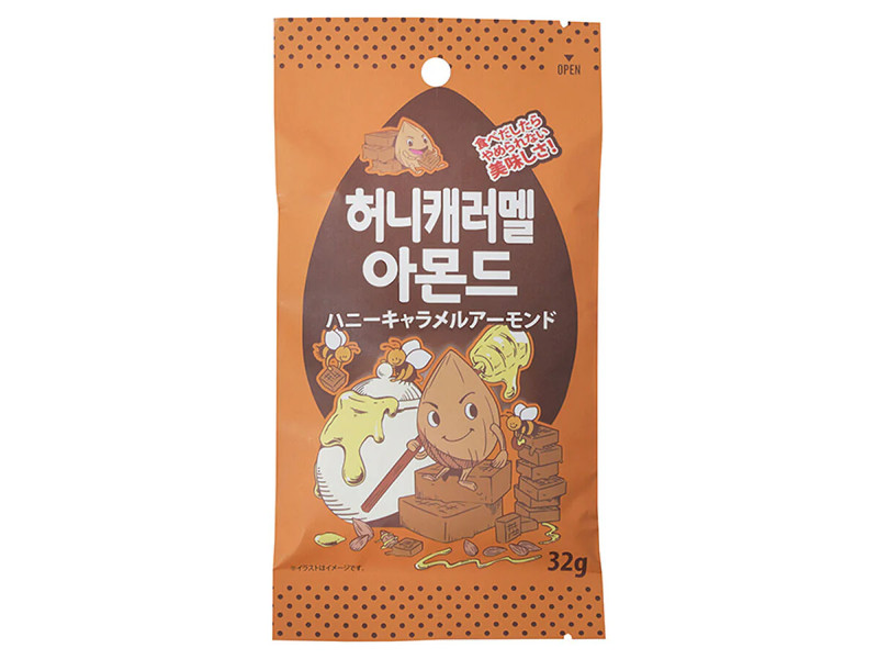 ドウシシャ　ハニーキャラメルアーモンド　３２ｇ